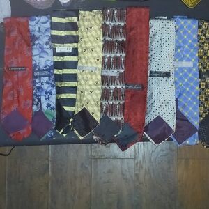 Geoffrey Beene Red and Blue Ties Collection